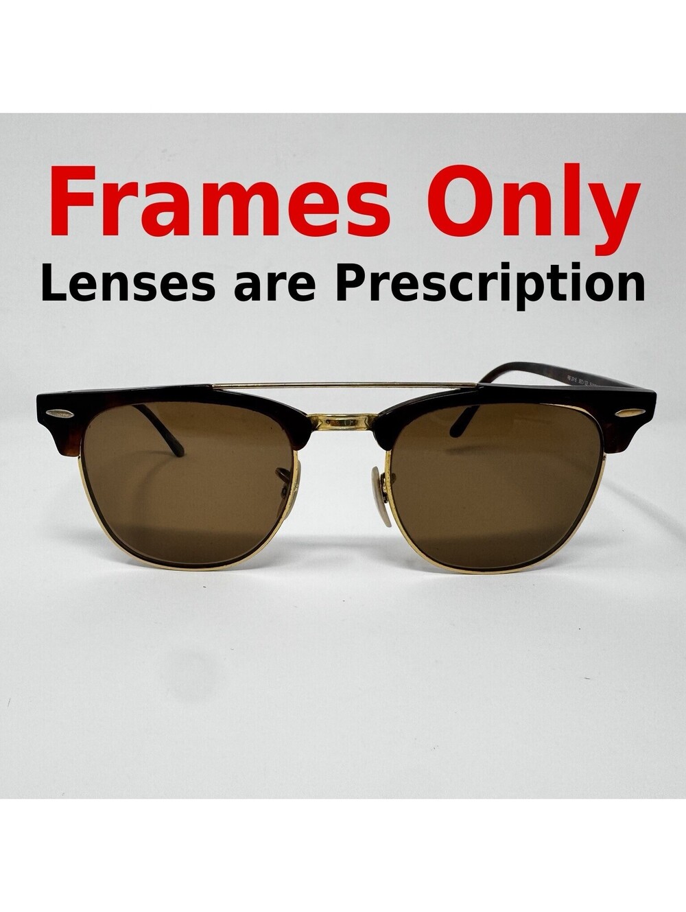Ray-Ban RB3816 990/33 Red Havana Gold Sunglass Frames 51-21-145